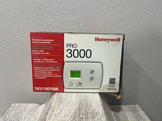 NEW Open Box Honeywell PRO 3000 Digital Thermostat Non-Programmable TH3110D1008 1H/1C