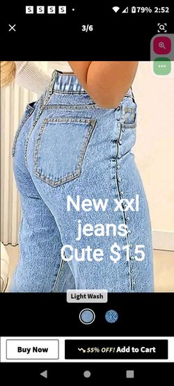 Cute new jeans never worn xxl