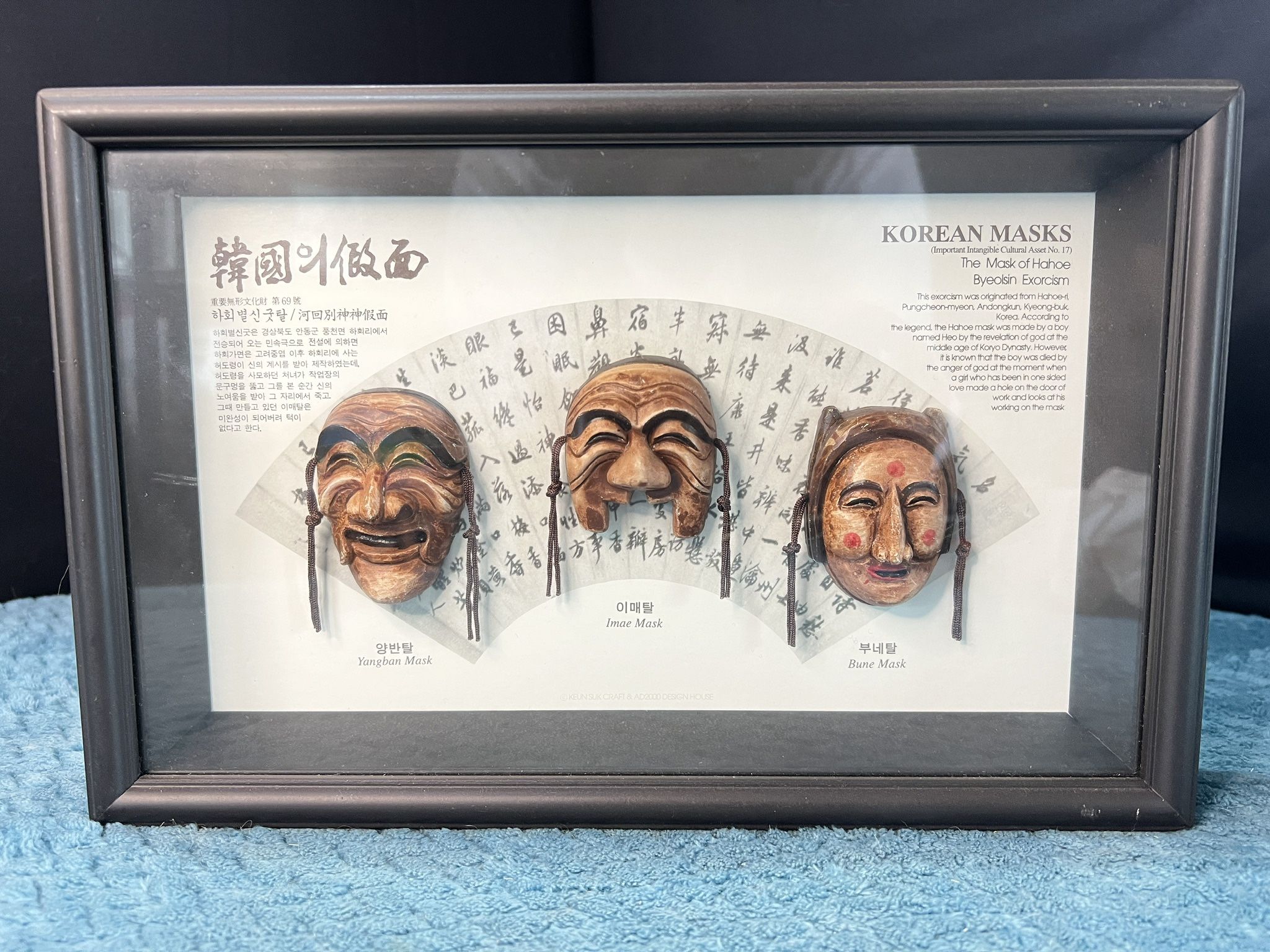 Korean Masks Shadowbox
