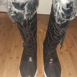 Christene Faux Fur Winter Boot size 9.5