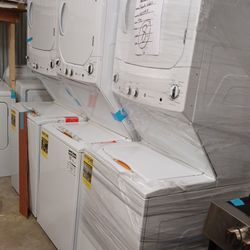 27 Brand New Stackable Washer And Dryer Combo