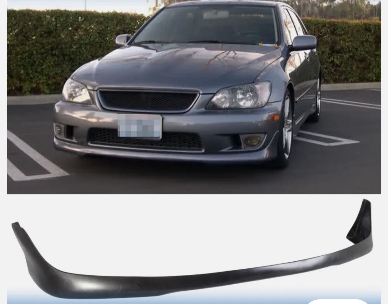 01-05 Lexus IS300 Altezza Sxe10 TRD Style Front Bumper Lip PU
