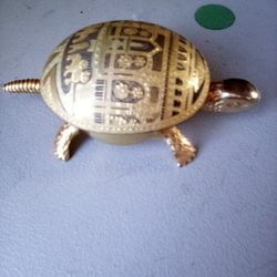 Brass Turtle Bell Vintage Antique