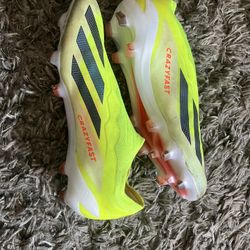 Size 8.5 Men’s Adidas X Crazyfast Elite FG (Solar Yellow)