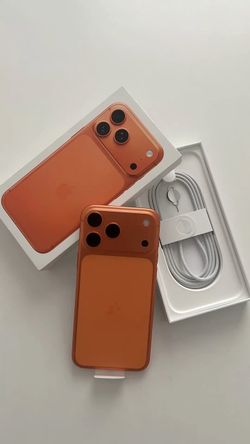 Apple iPhone 17 Pro Max Orange Titanium