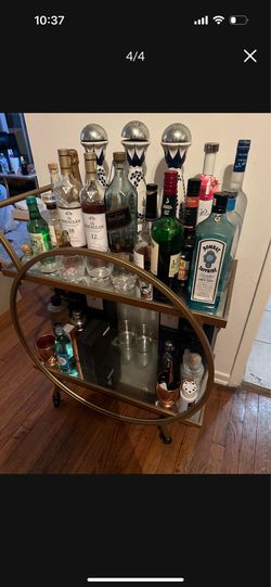 Gold Bar Cart