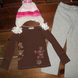 Gap Kids Girls size 4-5 Winter Outfit — 3 Pieces 