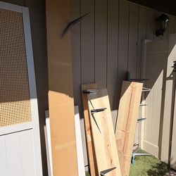 FREE Wooden shelves with brackets