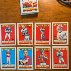 1988 Topps Super Star Sticker Cards 150+