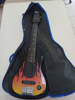 Mini Electric Guitar Built-in Speaker + Headphone Jack