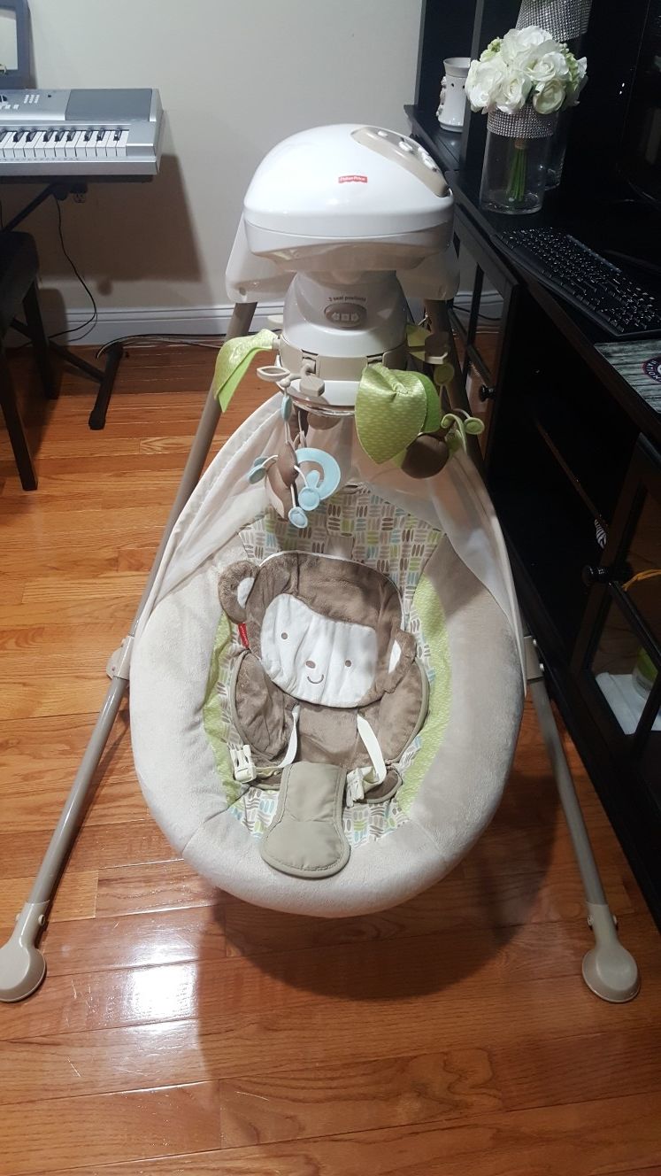 Fisher Price Electric Baby Swing - $30