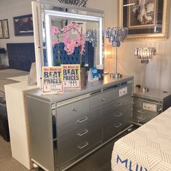 Dresser Mirror Nightstand ☑️📱🚨 $999! 