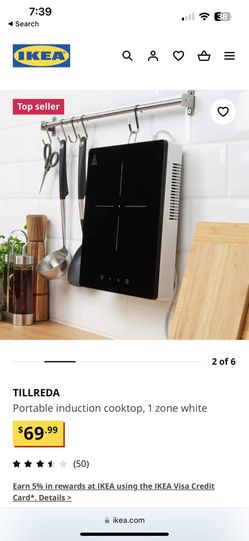 TILLREDA Portable induction cooktop, 1 zone white - IKEA