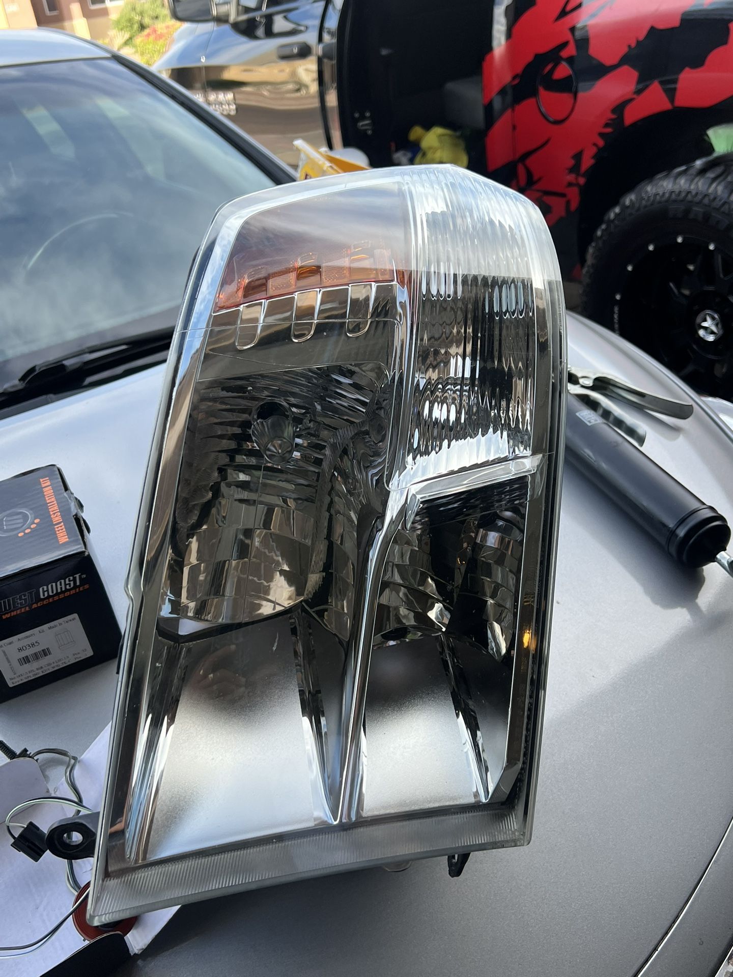 Ram Driver Side Headlight Housing, No Passenger Headlight.