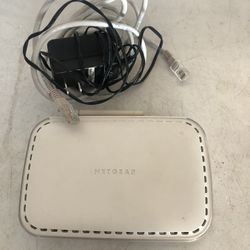 Net gear Modem With Power And Data Cables