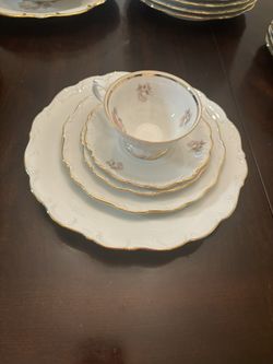 Briar Rose Porcelain Dinnerware  