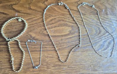 Necklaces and bracelets