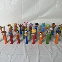 Pez Disney Candy Dispensers Lot Of 30