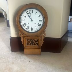 Antique School Clock- Operational