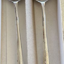 Vintage Gerity Silver Plate Salad Fork And Spoon