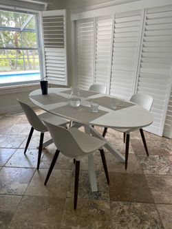 Table and 4 chairs