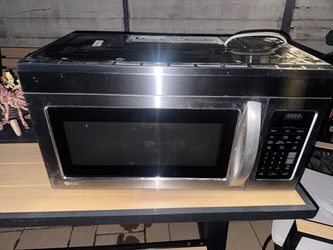 LG over-the-range microwave — $120 OBO