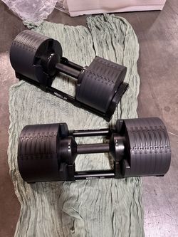 NUOBELL 580 Adjustable Dumbbells – Pair, Up to 80 lb Each