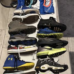 Large Lot of Kids Sneakers/boots and other items See post For Sizes
