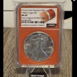 U.S. Mint American Eagle 1986(S) NGC MS 69 Coin (contact info removed)-040