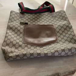 Vintage Gucci Tote Bag 