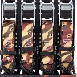 Keeper 47324 Tie-Down Strap, 1 In W, 12 FT L, Camo, 500 LB Working Load, S-Hook End