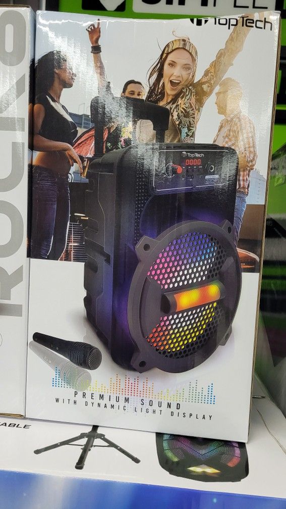 New 8" Bluetooth Speaker Pair