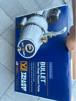 Yellow jacket vacuum pump