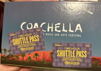 Coachella weekend 1 shuttle pass