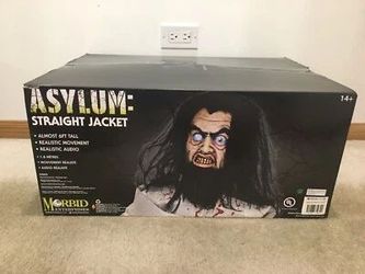 New Morbid Enterprises 6ft Asylum Straight Jacket Animatronic