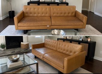 Room & Board Wells 89” Genuine Leather Sofa – American Leather