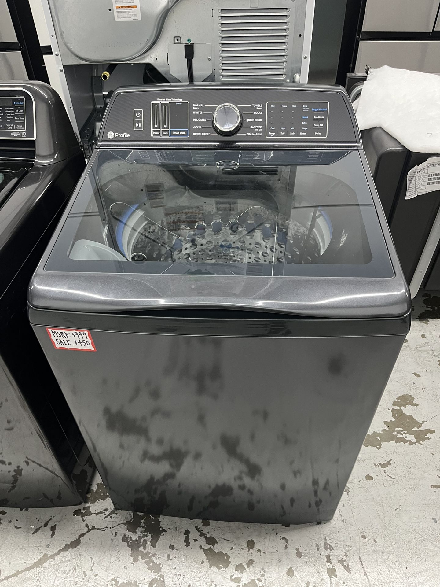 Ge Profile Top Load Washer - New, Tested, Scratch/Dent