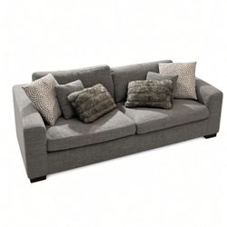 2 piece couch grey Boulevard