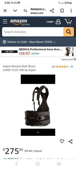 Aspen Horizon Back Brace TLSO 456