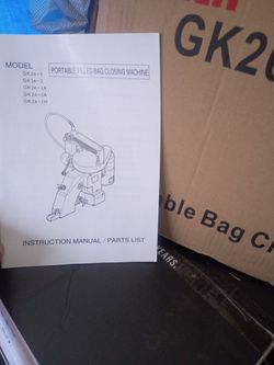 Portable bag closer (sewing machine)