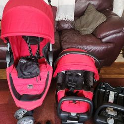 Britax B-Aline Jogger W/carseat & 2 Bases