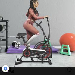 Upright Air Bike with Unli mited Resistance