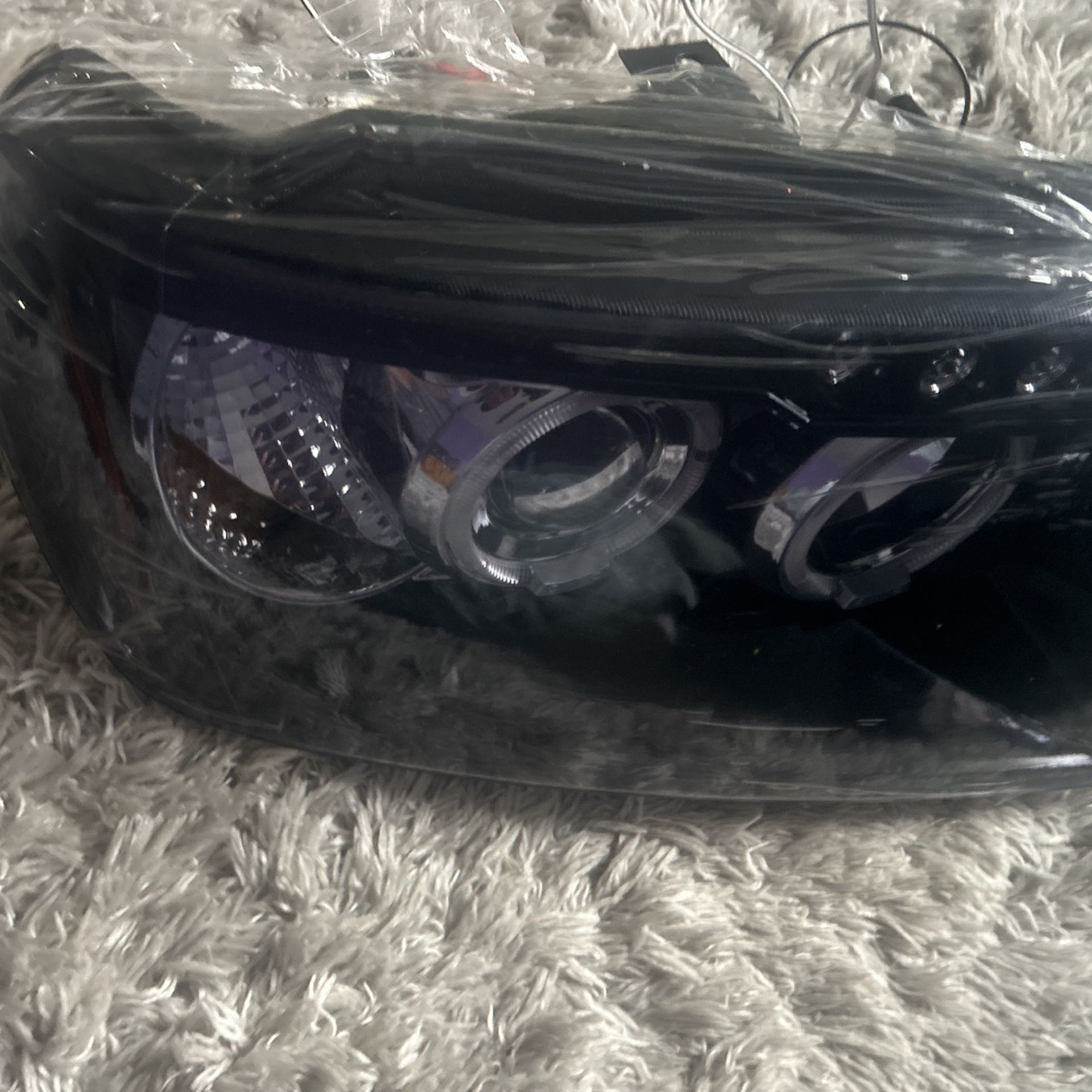 99-04 PS WJ Jeep LED Spec D Halo Headligh(T!)