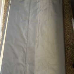 Gray Panel Curtains Two Curtains For Window