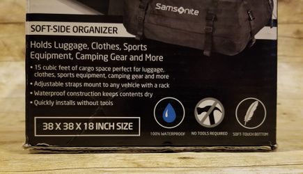 New Samsonite Rooftop Cargo Carrier 100% Waterproof for Sale in Fontana, CA  - OfferUp