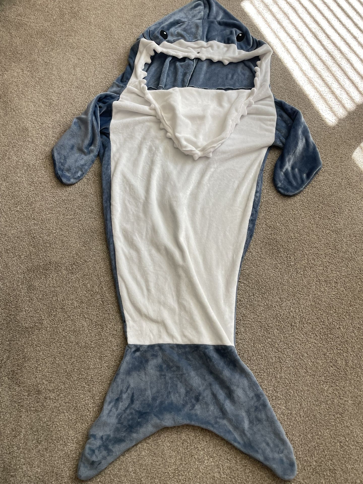 Shark Wearable Blanket / Halloween Costume Adult XL