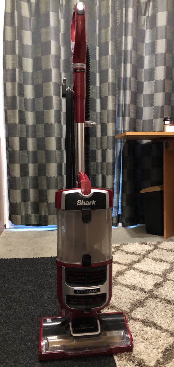 Shark Navigator Upright Vacuum Cleaner with Liftaway, Zero-M Anti-Hair Wrap Technology, Anti-Allergen + HEPA Filter and Swivel Steering (ZU561), Red