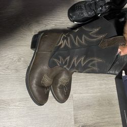 Kids Cow Boy Boots 
