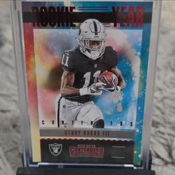 2020 Panini Contenders Henry Ruggs III Rookie of the Year RY-HRU Ruby RC