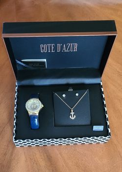 NEW- COTE D' AZUR  Women's watch Set